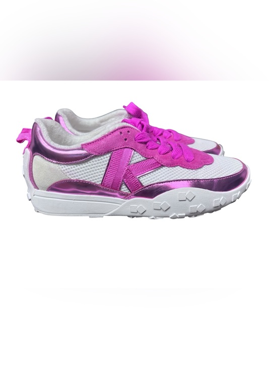 kate spade Shoes - K As In Kate Suede and Mesh Signature Logo Sneakers Sz 7.5 KATE SPADE